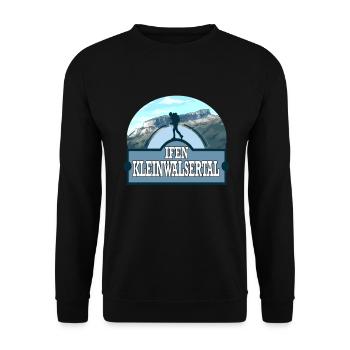 Ifen Kleinwalsertal Walsertal Allgäu Alpen - Unisex Sweatshirt - black - Front - Alina (178cm) & Michal (187cm)