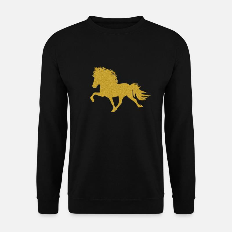 Islandpferd - Unisex Pullover - Schwarz