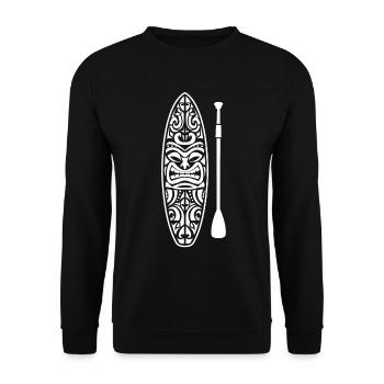 SUP Stand up paddle board - Sweat-shirt Unisexe - noir - Devant - Alina (178cm) & Michal (187cm)