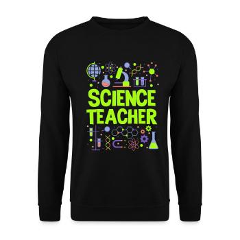 Science Teacher Chemistry Periodic table - Unisex Pullover - Schwarz - Vorne - Alina (178cm) & Michal (187cm)
