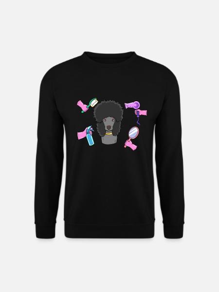 Hundefriseur Hundefrisör Pet Groomer - Unisex Pullover - Schwarz