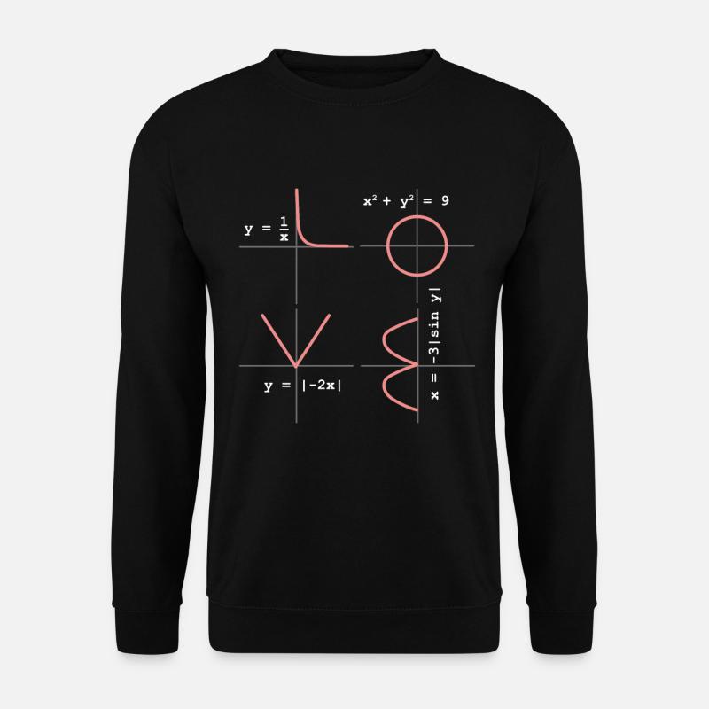 Love - math engineer - Unisex Sweatshirt - black