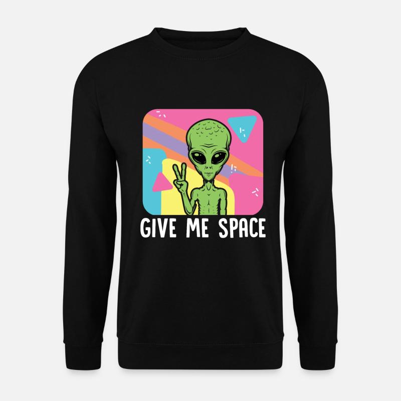 Donnez-moi de l'espace UFO extraterrestre - Sweat-shirt Unisexe - noir