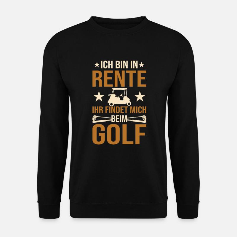 Golf Rentner - Unisex Pullover - Schwarz