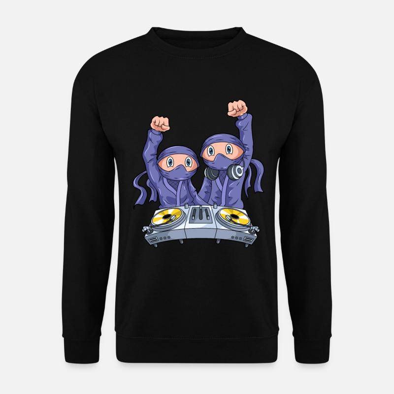 Dj Für Disc Jockey Mischpult Techno Rave - Unisex Pullover - Schwarz