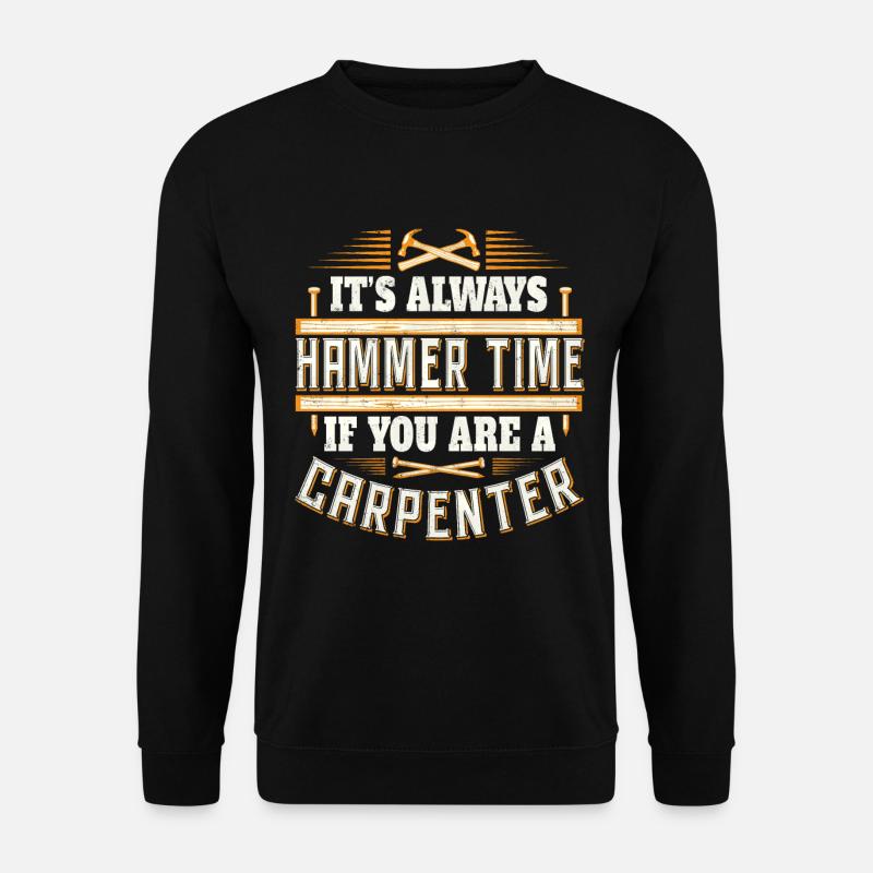 Zimmermann Geschenk - Zimmerer Handwerker - Unisex Pullover - Schwarz