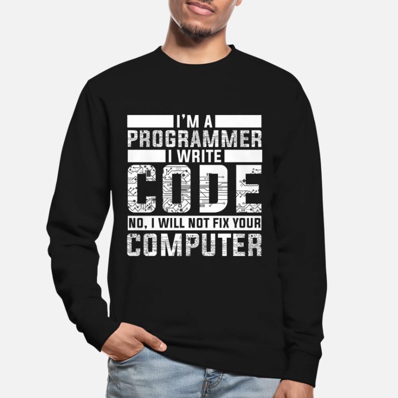 Programmer Developer - Code Nerd Geek Unisex Sweatshirt