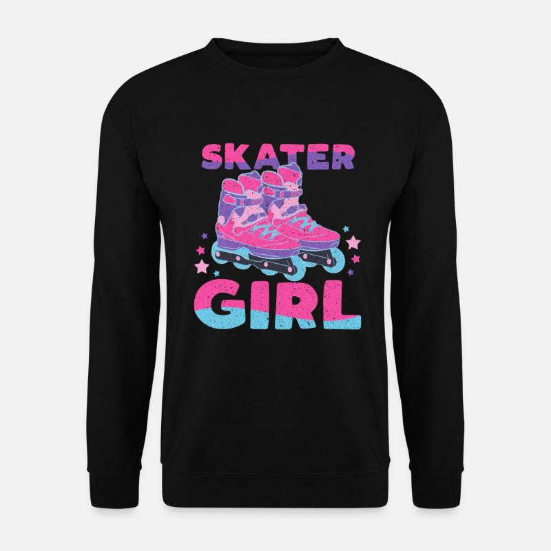 Roller Skates Running Roller Skates - Unisex Sweatshirt - black