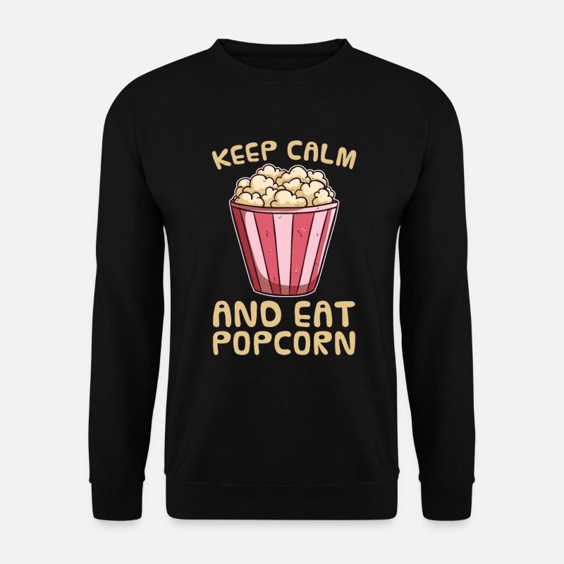 Popcorn - Unisex Pullover - Schwarz
