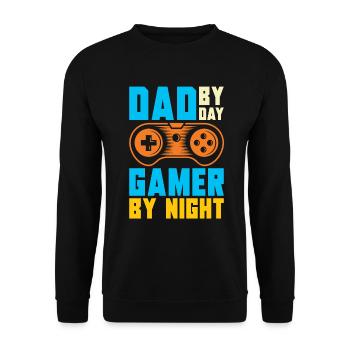 Gamer Gaming Video Games Videospiele - Unisex Pullover - Schwarz - Vorne - Alina (178cm) & Michal (187cm)