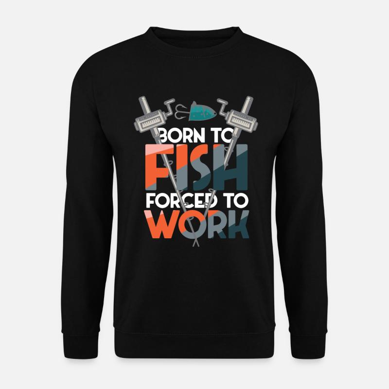 Pêche pêche - Sweat-shirt Unisexe - noir