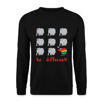 Sarkusm Saying Black Humor Funny Irony - Unisex Sweatshirt - black - Front - Alina (178cm) & Michal (187cm)