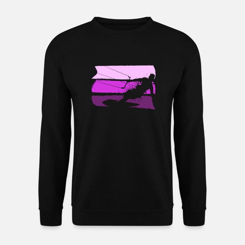 Kitesurfer Kitesurfen Kiter Kiteboard Kitesurf - Unisex Pullover - Schwarz