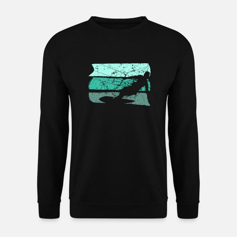 Kitesurfen Kitesurf Kiter Kiteboard - Unisex Sweatshirt - black