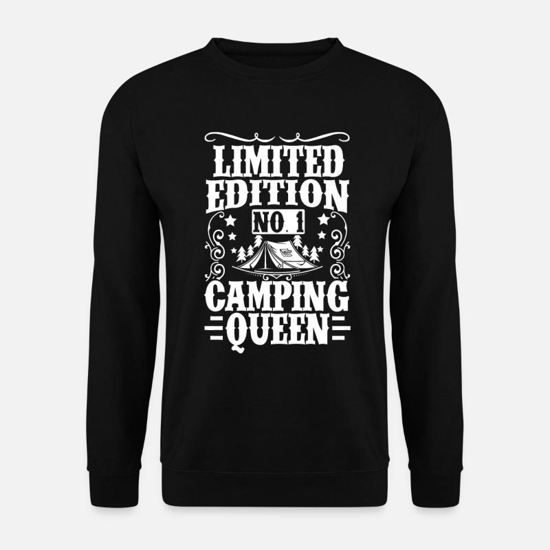 Tent Camper Mom Limited Edition - Unisex Pullover - Schwarz