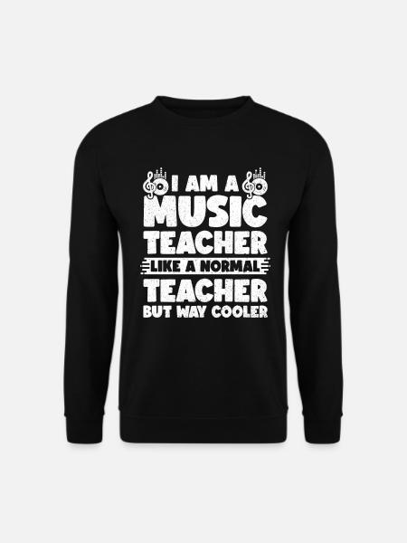 Music Teacher Music Teacher Music Lessons - Unisex Sweatshirt - black