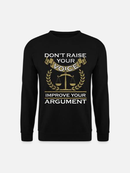 Anwalt Jurist Jura Rechtsanwalt - Unisex Pullover - Schwarz