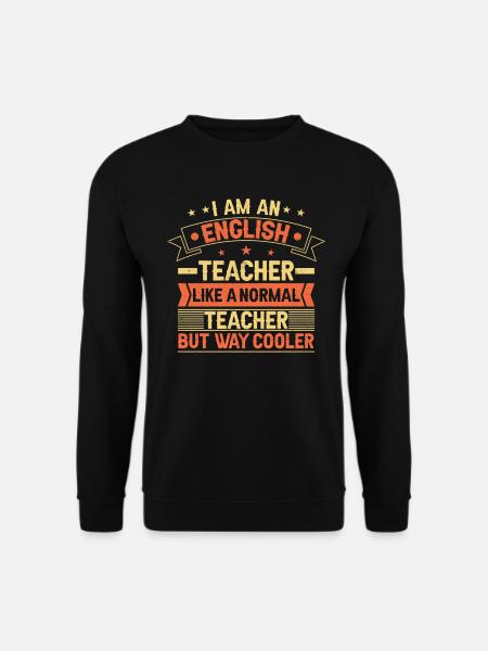 English Teacher - Unisex Sweatshirt - black
