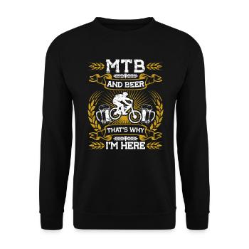 VTT VTT - Sweat-shirt Unisexe - noir - Devant - Alina (178cm) & Michal (187cm)