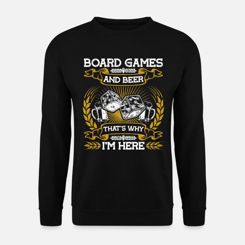 Brettspiel - Unisex Pullover - Schwarz