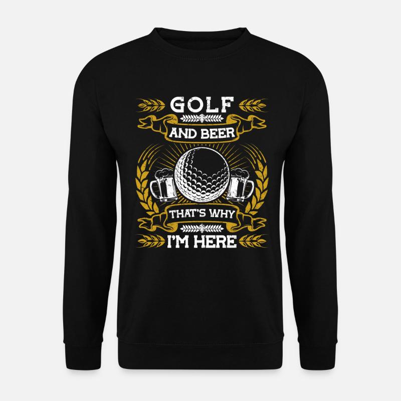 Golfeur Golf golf golf golf - Sweat-shirt Unisexe - noir