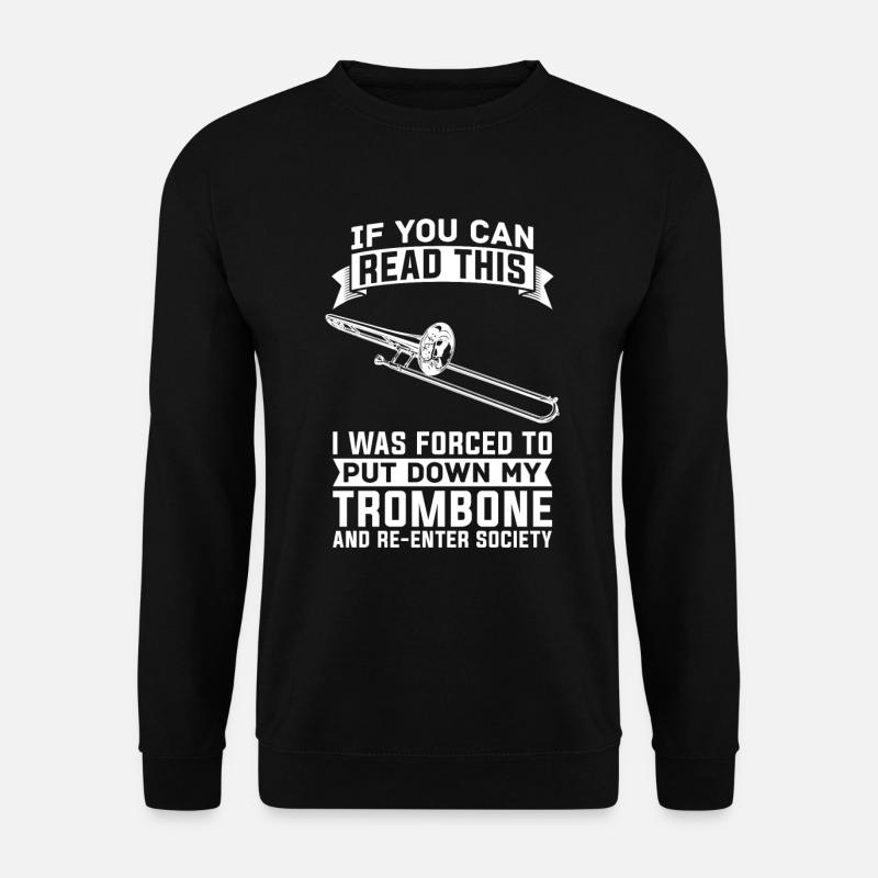 Trombone - Unisex Sweatshirt - black