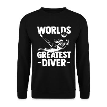 Volleyball Beach Volleyball - Unisex Sweatshirt - black - Front - Alina (178cm) & Michal (187cm)
