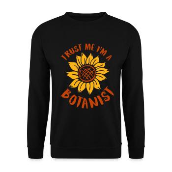 Hobby Jardinier Tournesol Jardinier - Sweat-shirt Unisexe - noir - Devant - Alina (178cm) & Michal (187cm)