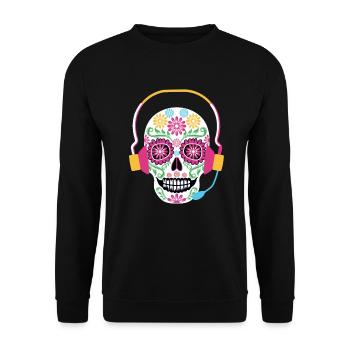 Emergency dispatcher 112 Ambulance Fire Brigade - Unisex Sweatshirt - black - Front - Alina (178cm) & Michal (187cm)