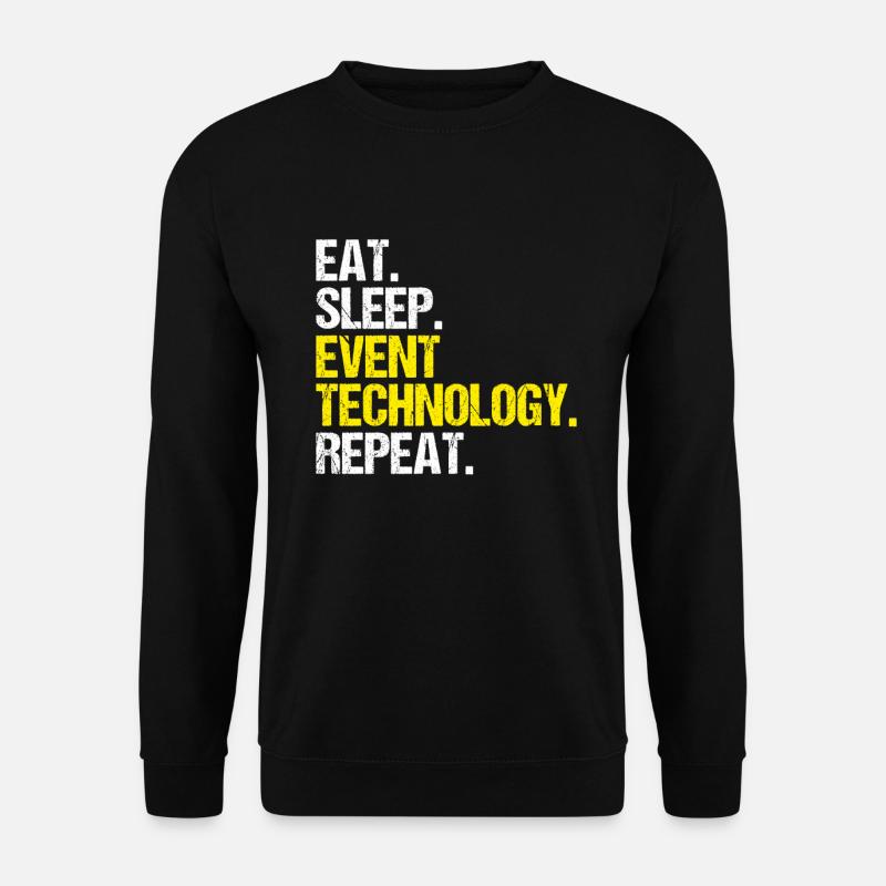 Veranstaltungstechniker Event Technician - Unisex Pullover - Schwarz