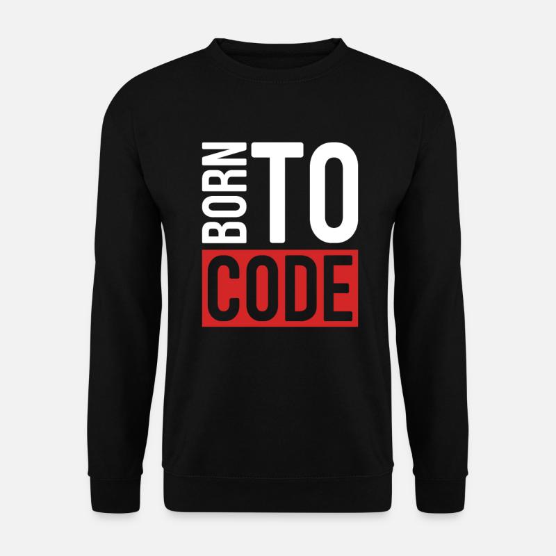 Programmeur Coder Développeur de logiciels - Sweat-shirt Unisexe - noir