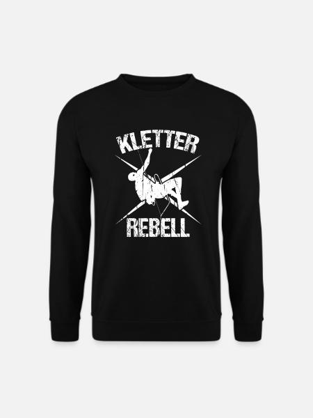Klettern Bergsport Kletterer - Unisex Pullover - Schwarz
