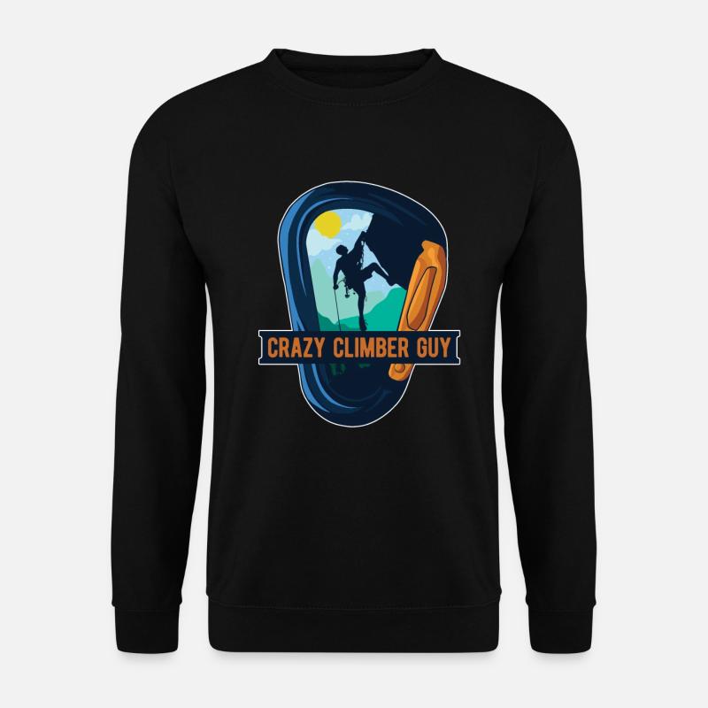 Climbing Mountaineering Climbers - Unisex Sweatshirt - black