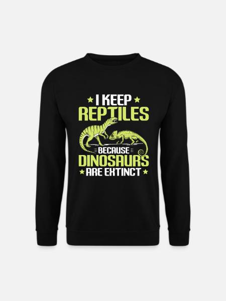 Reptiles Reptile Snakes Lizard Terrarium - Unisex Sweatshirt - black