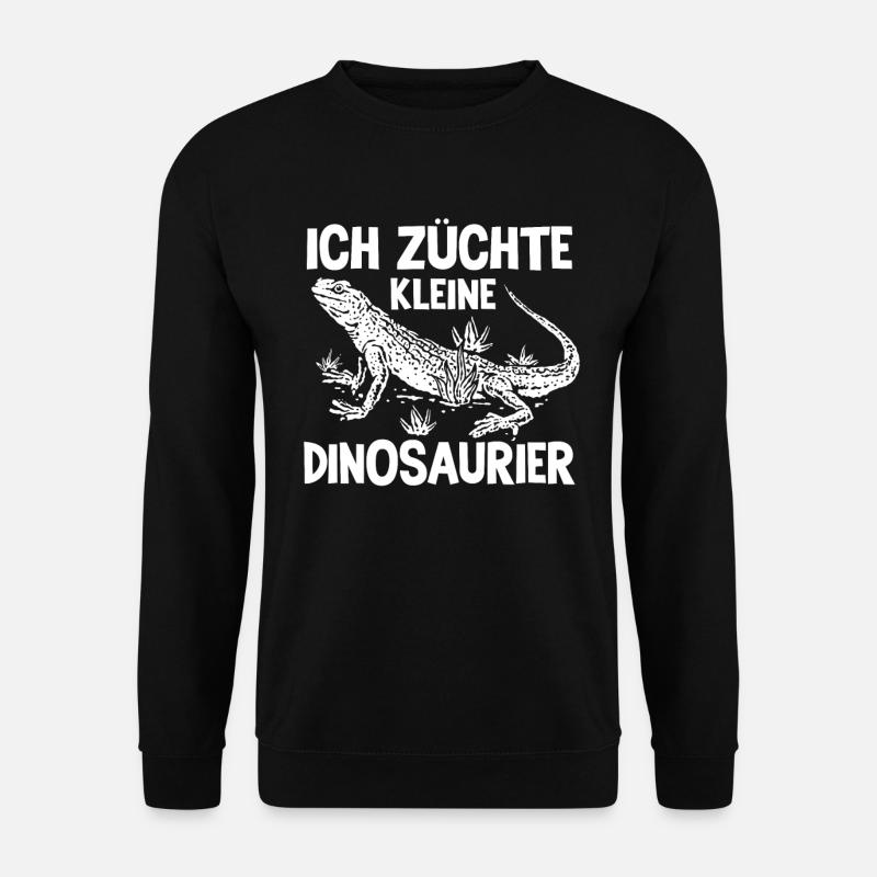 Reptilien Reptil Schlangen Eidechse Terrarium - Unisex Pullover - Schwarz