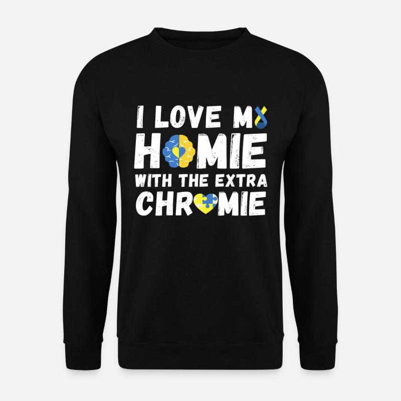 Down syndrome awareness - Unisex Sweatshirt - black