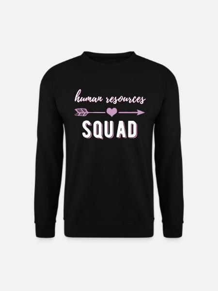 HR Squad, Süße Personalgeschenke, hr lustig, - Unisex Pullover - Schwarz