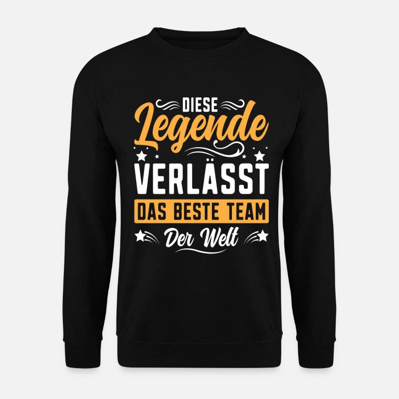 Abschiedsgeschenk Kollegen Jobwechsel - Unisex Pullover - Schwarz
