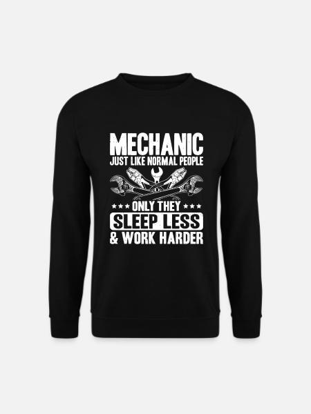 Mekaniker Mekanik Mekanik Mekaniker - Unisex sweater - sort