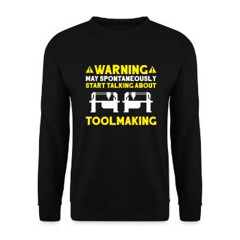 Tool Mechanic Toolmaker Tool & The Maker - Sweat-shirt Unisexe - noir - Devant - Alina (178cm) & Michal (187cm)