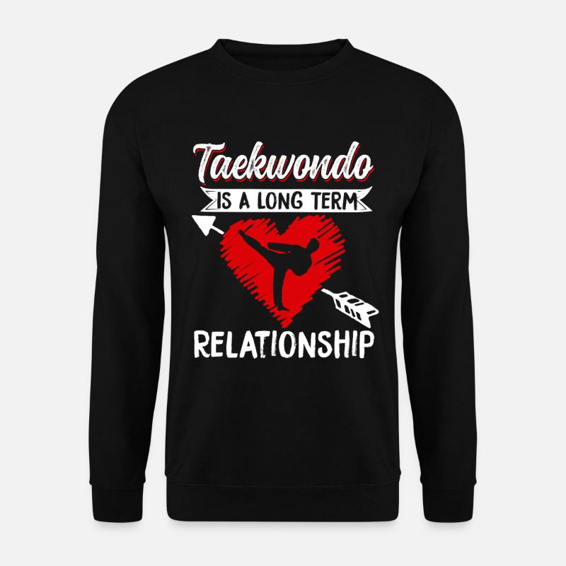 TKD Korean Martial Arts Tae Kwon - Unisex Pullover - Schwarz