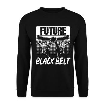 TKD Korean Martial Arts Tae Kwon - Unisex Pullover - Schwarz - Vorne - Alina (178cm) & Michal (187cm)