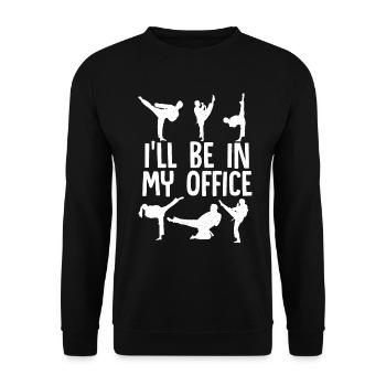 TKD Korean Martial Arts Tae Kwon - Unisex Pullover - Schwarz - Vorne - Alina (178cm) & Michal (187cm)