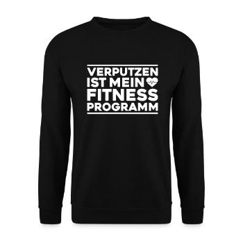 Stuckateur Plasterer Stukkateur Gipser Verputzer - Unisex Pullover - Schwarz - Vorne - Alina (178cm) & Michal (187cm)