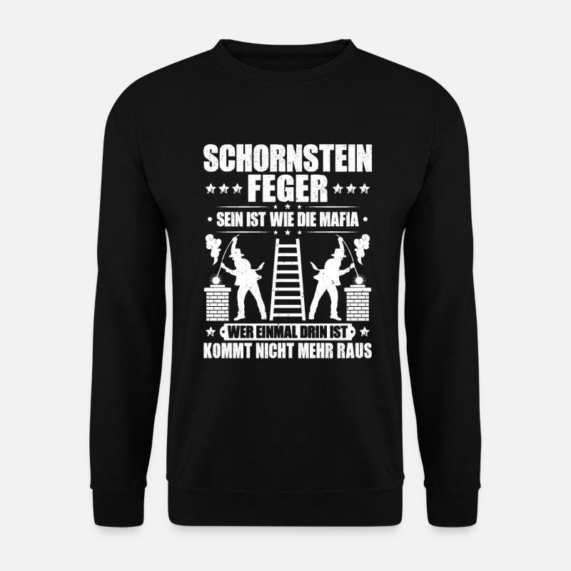 Schornsteinfeger Kaminkehrer Chimney Sweep - Unisex Pullover - Schwarz