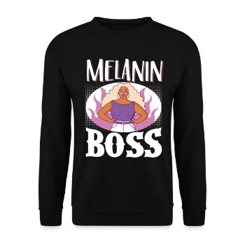 Feminist Womens Rights Female - Unisex Pullover - Schwarz - Vorne - Alina (178cm) & Michal (187cm)