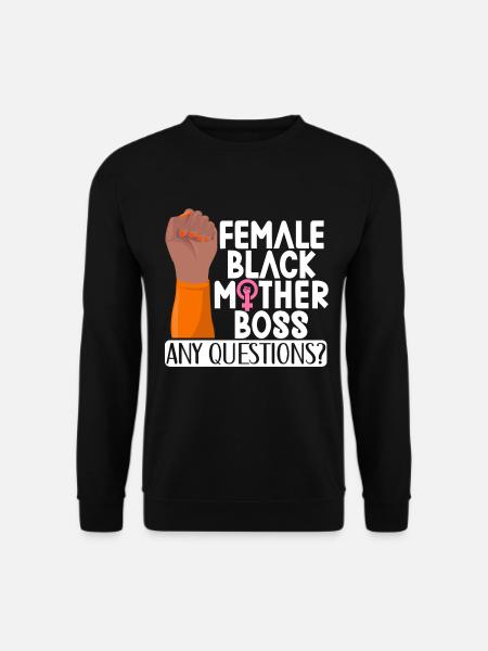 Feminist Womens Rights Female - Unisex Pullover - Schwarz