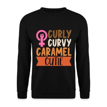 Feminist Women's Rights Female - Unisex Sweatshirt - black - Front - Alina (178cm) & Michal (187cm)