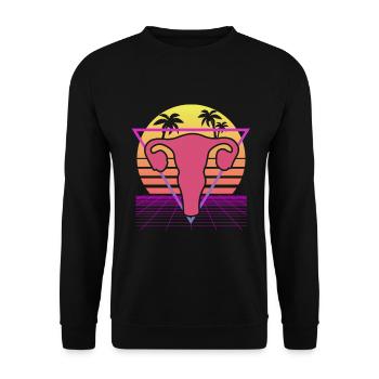 Feminist Women's Rights Female - Unisex Sweatshirt - black - Front - Alina (178cm) & Michal (187cm)