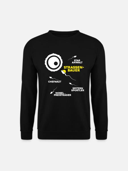 Straßenbauer Asphaltbauer Straßenbau - Unisex Pullover - Schwarz